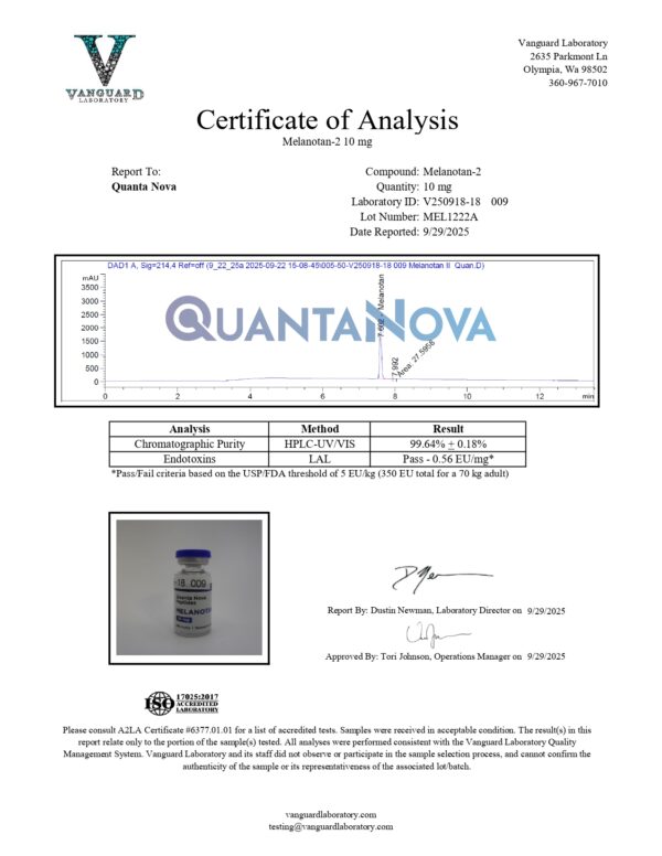 Melanotan-ll | 10mg | 4 Pack | Lyophilized powder | USA Made