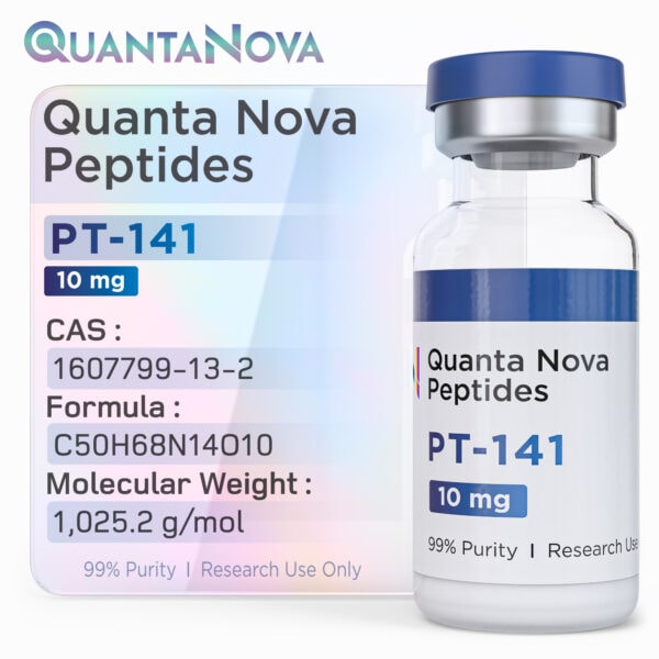 PT-141 | 10mg | 4 Pack | Lyophilized Powder | Made In USA