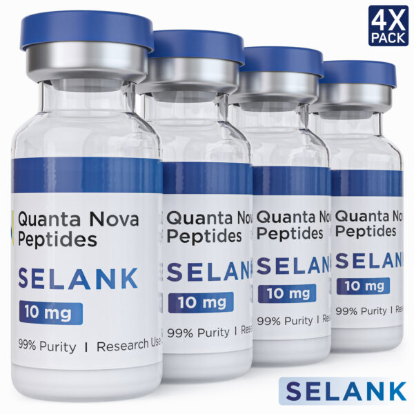 Selank | 10mg | 4 Pack | Lyophilized powder | Made In USA
