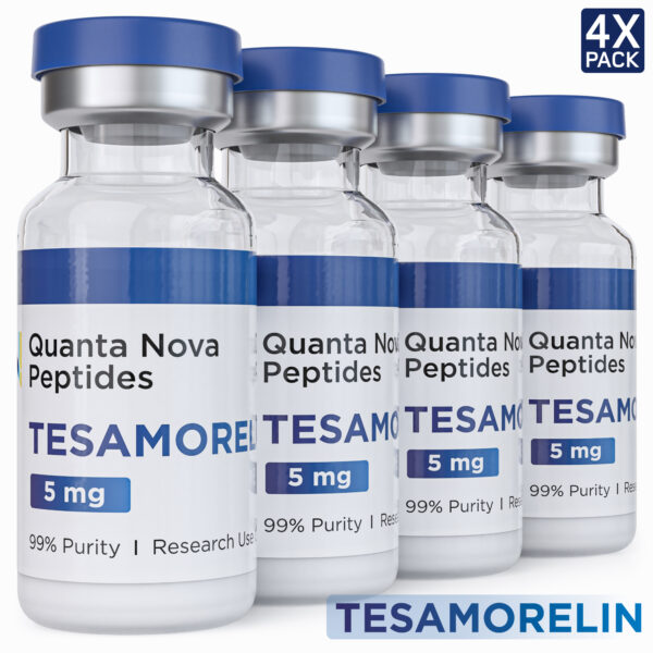 Tesamorelin | 5mg | 4 Pack | Lyophilized Powder | Made In USA