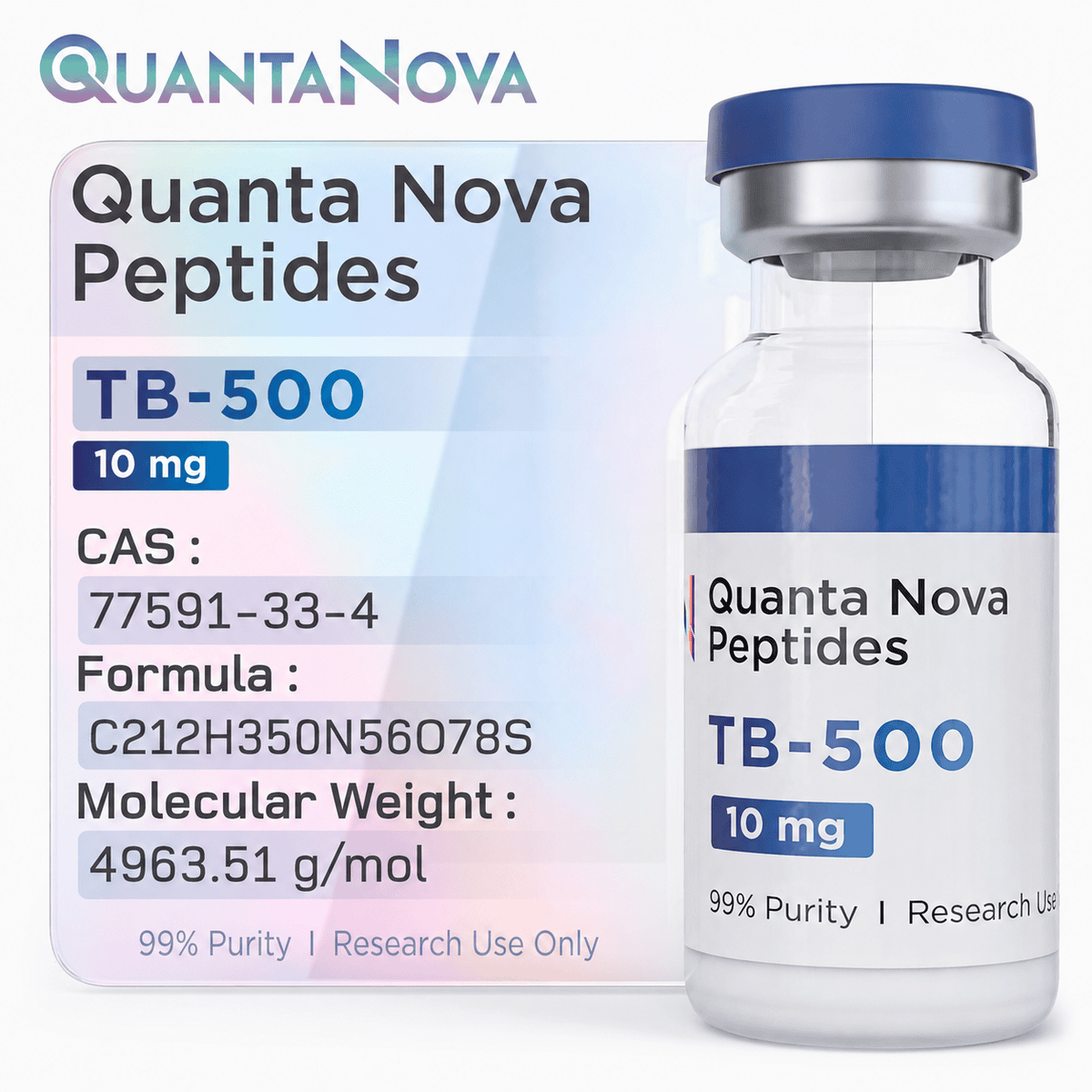 TB-500 |10mg | 4 Pack | Lyophilized Powder | Made In USA