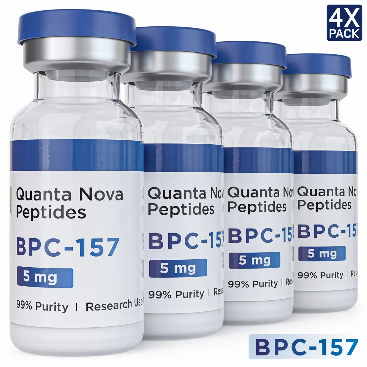 BPC-157 | 5 mg | 4 Pack | Lyophilized Powder | Made In USA