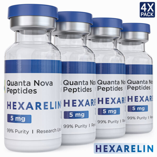 Hexarelin | 5 MG | 4 Pack | Lyophilized Powder | USA Made