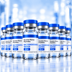 Bacteriostatic Water | 8 x 10 ML | 0.9% Benzyl Alcohol | Micron Filtered | Sterile Glass Vials