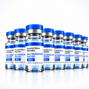 Bacteriostatic Water | 8 x 10 ML | 0.9% Benzyl Alcohol | Micron Filtered | Sterile Glass Vials