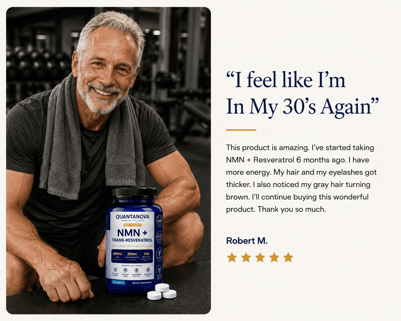 Quanta Nova NMN and Trans-Resveratrol